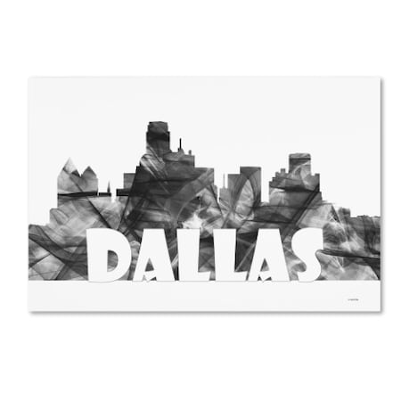 Marlene Watson 'Dallas Texas Skyline BG-2' Canvas Art,30x47